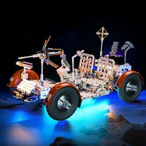 LED Lighting Compatible with Lego NASA Apollo Lunar Roving Vehicle - LRV 42182, Light Kit Compatible with Lego 42182, Giving Light to Model, NOT Included The Model Set(Standard Version)