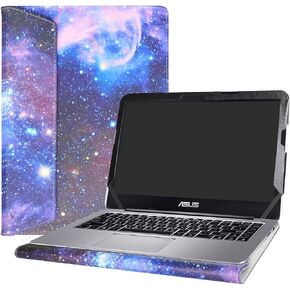 Alapmk Protective Case Cover for 14" ASUS VivoBook 14 E403NA E403SA E402SA E402WA F402BA/EeeBook L402SA L402WA Series Laptop(Warning:Not fit VivoBook F441 X442UN X441/ASUS E406SA),Galaxy