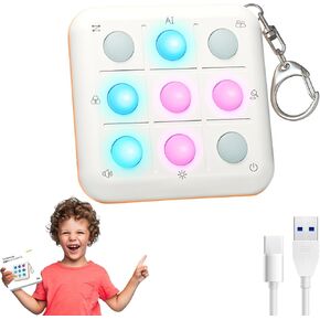 Tic Tac Toe Game 4 in 1 Handheld Games for Kids Ages 4-8 8-12 Electronic Tic Tac Toe Board Games Travel Toys for Kids Gifts for Boys Girls