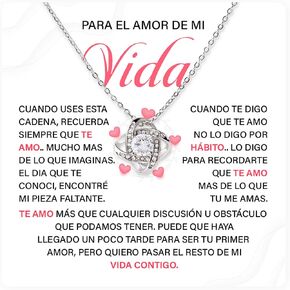 Para El Amor De Mi Vida, Este Collar De Corazón Forever Soulmate Para Su Día De San Valentín, Aniversario, Navidad O Cumpleaños, Regalo De Esposo/novio Con Una Increíble Tarjeta Y Caja De Masaje.