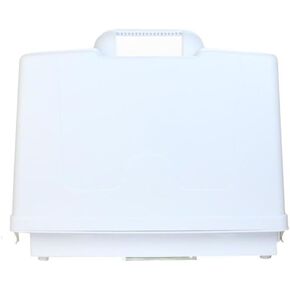 حافظة صلبة Alphasew/Kenmore 97081، فتحة مقاس 16.75 × 7.125 بوصة لآلة الخياطة المسطحة ذات الزاوية المربعة القديمة، طراز Sears Kenmore 158 قبل عام 1980، موديلات، دوارة محلية بيضاء قبل عام 1960
