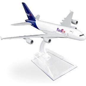 SimplyAir 1/400 FedEx 380 Airplane Model Kits die-cast alloys Airplane Model for Collection and Display