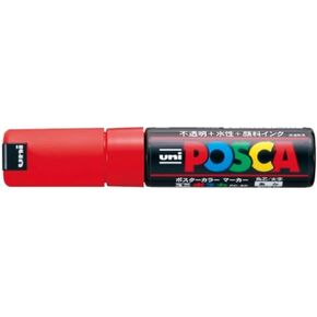 Uni Posca Bold Marker, Red (PC8K.15)