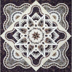 Quiltworx Arctic Star Queen Pattern, Silver