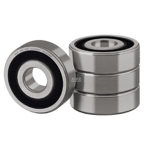 XiKe 10 Pcs 625-2RS Double Rubber Seal Bearings 5x16x5mm, Pre-Lubricated and Stable Performance and Cost Effective, Deep Groove Ball Bearings.