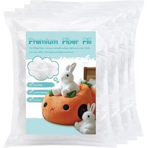 حشوة ديركي، حشوة ألياف 75 جم/2.64 أونصة، حشوة للكروشيه، حشوة كروشيه، حشوة ألياف البوليستر in Kuwait