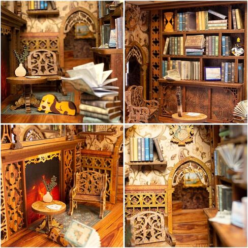 Hands Craft -DIY Miniature Kit Book Nook |Eternal Bookstore in Saudi Arabia