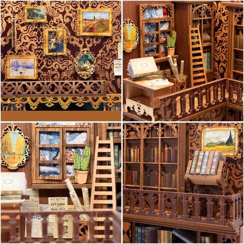 Hands Craft -DIY Miniature Kit Book Nook |Eternal Bookstore in Saudi Arabia
