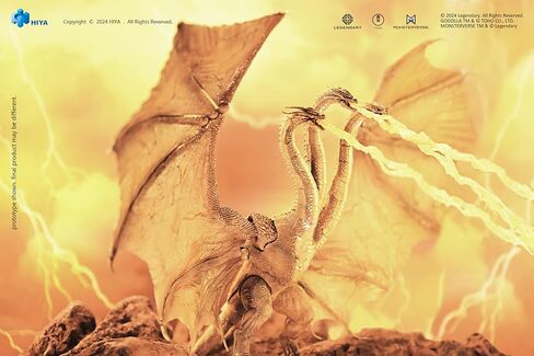 Hiya Toys Godzilla: King of Monsters - King Ghidorah مع سلسلة Gravity Beam الأساسية تعرض شخصية الحركة الحصرية in Kuwait
