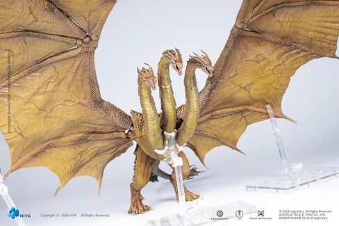 Hiya Toys Godzilla: King of Monsters - King Ghidorah مع سلسلة Gravity Beam الأساسية تعرض شخصية الحركة الحصرية in Kuwait