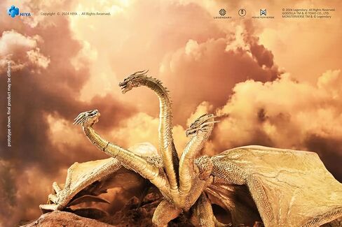 Hiya Toys Godzilla: King of Monsters - King Ghidorah مع سلسلة Gravity Beam الأساسية تعرض شخصية الحركة الحصرية in Kuwait