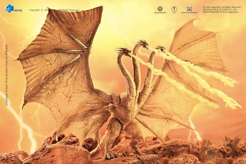 Hiya Toys Godzilla: King of Monsters - King Ghidorah مع سلسلة Gravity Beam الأساسية تعرض شخصية الحركة الحصرية in Kuwait
