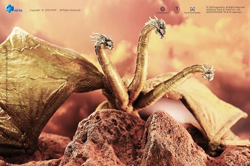 Hiya Toys Godzilla: King of Monsters - King Ghidorah مع سلسلة Gravity Beam الأساسية تعرض شخصية الحركة الحصرية in Kuwait