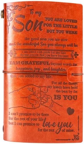 MINICAGIE Sister Birthday Gifts, Sister Leather Journal to My Sister Book Refillable Diary Vintage Notebook Travel Journals for Writing, Christmas Birthday Thanksgiving Wedding Gifts for Sisters in Saudi Arabia