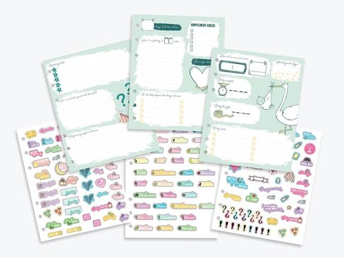 Mama-To-Be Pregnancy Boost- Pregnancy Planner & Keepsake Baby Journal, Baby Growth Tracker & Keepsake Scrapbook. Perfect For New Mom To Be. Gender Neutral Memory Planner. in Saudi Arabia
