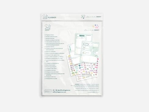 Mama-To-Be Pregnancy Boost- Pregnancy Planner & Keepsake Baby Journal, Baby Growth Tracker & Keepsake Scrapbook. Perfect For New Mom To Be. Gender Neutral Memory Planner. in Saudi Arabia