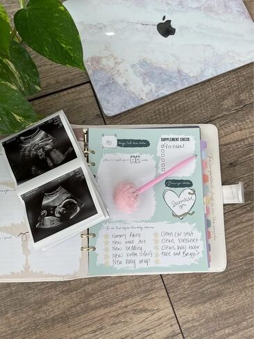 Mama-To-Be Pregnancy Boost- Pregnancy Planner & Keepsake Baby Journal, Baby Growth Tracker & Keepsake Scrapbook. Perfect For New Mom To Be. Gender Neutral Memory Planner. in Saudi Arabia