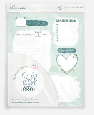 Mama-To-Be Pregnancy Boost- Pregnancy Planner & Keepsake Baby Journal, Baby Growth Tracker & Keepsake Scrapbook. Perfect For New Mom To Be. Gender Neutral Memory Planner. in Saudi Arabia