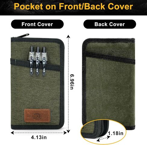 Notebook Wallet for Field Notes Notebooks - For 3.5 x 5.5 Notebook Cover Field Notes Wallet for Field Notes Cover Moleskine Cahier Journal Cover Lochby Pocket Journal Cover for Field Notebook Cover in Saudi Arabia