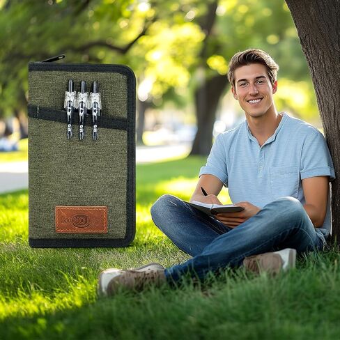 Notebook Wallet for Field Notes Notebooks - For 3.5 x 5.5 Notebook Cover Field Notes Wallet for Field Notes Cover Moleskine Cahier Journal Cover Lochby Pocket Journal Cover for Field Notebook Cover in Saudi Arabia
