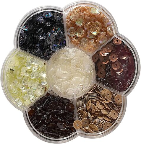 Buttons Galore and More Bulk Sequins Seven Unique Neutral Colors for Crafts in Saudi Arabia
