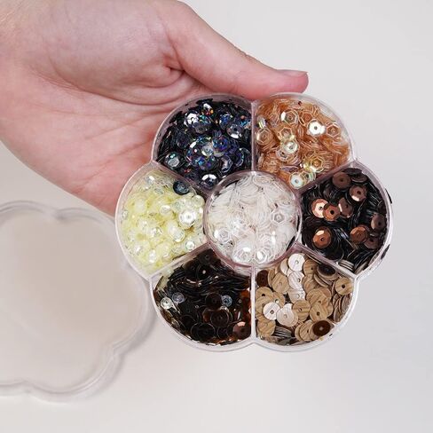 Buttons Galore and More Bulk Sequins Seven Unique Neutral Colors for Crafts in Saudi Arabia