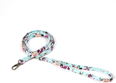 Organic Cotton Dog Leash for Small,Medium and Large Breed,Brass Hardware Pet Leash for Walking,Running and Training 6FT in Kuwait