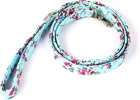 Organic Cotton Dog Leash for Small,Medium and Large Breed,Brass Hardware Pet Leash for Walking,Running and Training 6FT in Kuwait