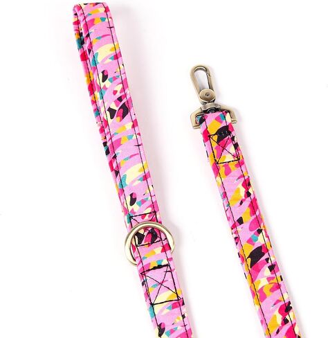 Organic Cotton Dog Leash for Small,Medium and Large Breed,Brass Hardware Pet Leash for Walking,Running and Training 6FT in Kuwait