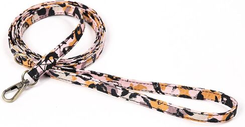 Organic Cotton Dog Leash for Small,Medium and Large Breed,Brass Hardware Pet Leash for Walking,Running and Training 6FT in Kuwait