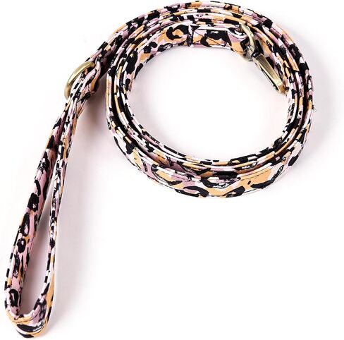 Organic Cotton Dog Leash for Small,Medium and Large Breed,Brass Hardware Pet Leash for Walking,Running and Training 6FT in Kuwait