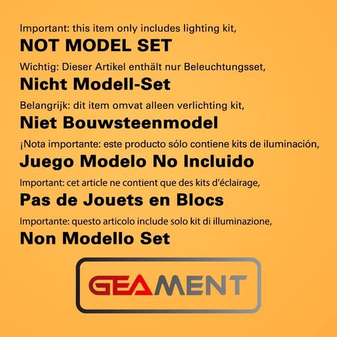 Blocks Light Kit for Creator Expert NASA Apollo 11 Lunar Lander - Compatible with Lego 10266 Building Model (Model Set Not Included) in Kuwait