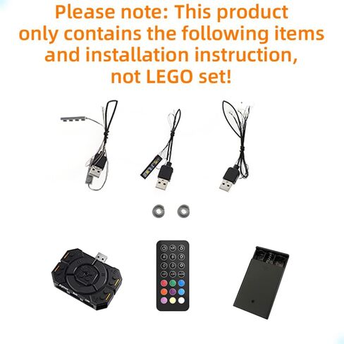 Blocks Light Kit for Creator Expert NASA Apollo 11 Lunar Lander - Compatible with Lego 10266 Building Model (Model Set Not Included) in Kuwait