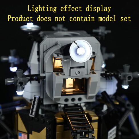 Blocks Light Kit for Creator Expert NASA Apollo 11 Lunar Lander - Compatible with Lego 10266 Building Model (Model Set Not Included) in Kuwait