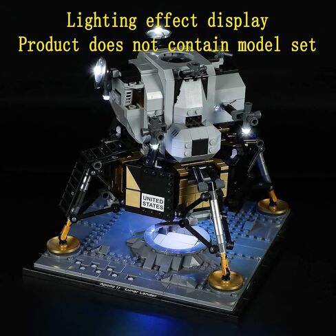 Blocks Light Kit for Creator Expert NASA Apollo 11 Lunar Lander - Compatible with Lego 10266 Building Model (Model Set Not Included) in Kuwait