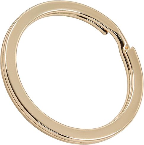 Hitefu 10PCS Key Rings, Quality Metal Keychain Rings, Split Key Rings Flat Keychain Rings for Car Keys Attachment & DIY Craft(Silver 1-3/16 Inch) in Saudi Arabia