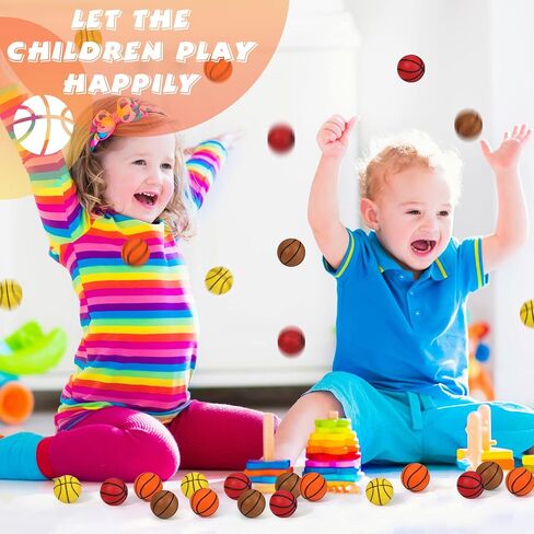 Blulu 30 Pack 1.6" Mini Basketball Stress Ball Mini Basketball for Kid Small Foam Sports Ball Party Favor Small Squeeze Anxiety Relief for School Carnival Goodie Bags in Saudi Arabia