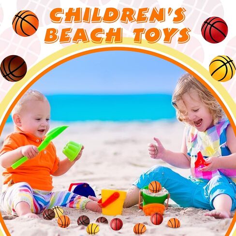 Blulu 30 Pack 1.6" Mini Basketball Stress Ball Mini Basketball for Kid Small Foam Sports Ball Party Favor Small Squeeze Anxiety Relief for School Carnival Goodie Bags in Saudi Arabia