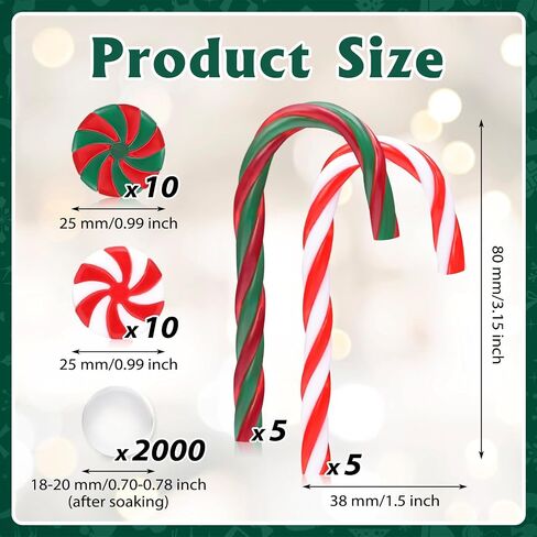 NOTCHIS Christmas Vase Fillers Floating Beads, Highlight Pearls Bead for Christmas Decorations Indoor, Floating Candles Centerpieces (Green and Red) in Saudi Arabia