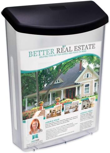 Source One Premium Large Outdoor Real Estate Style Brochure Holder in Kuwait