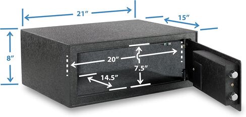 Viking Security Safe VS-14BL Heavy Duty Top Opening Drawer Biometric Fingerprint LCD Keypad Safe in Saudi Arabia
