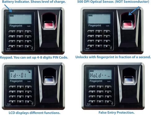 Viking Security Safe VS-14BL Heavy Duty Top Opening Drawer Biometric Fingerprint LCD Keypad Safe in Saudi Arabia