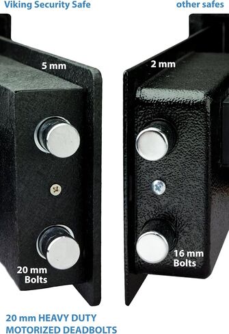 Viking Security Safe VS-14BL Heavy Duty Top Opening Drawer Biometric Fingerprint LCD Keypad Safe in Saudi Arabia