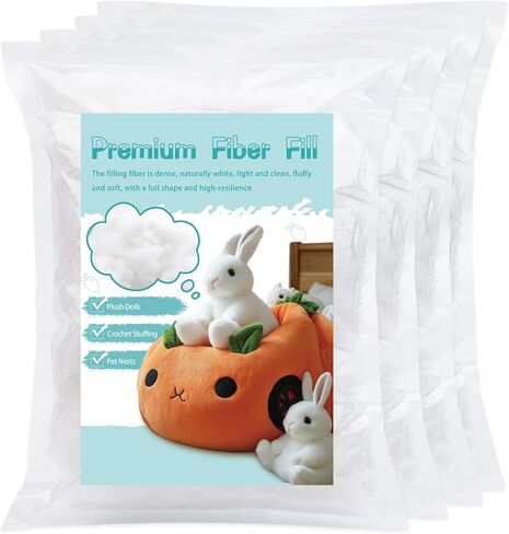 حشوة ديركي، حشوة ألياف 75 جم/2.64 أونصة، حشوة للكروشيه، حشوة كروشيه، حشوة ألياف البوليستر in Kuwait