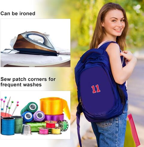 40 Pcs Iron on Numbers Patches, Black Embroidery Number Patches with Ironed Adhesive, 4 Sets Numbers 0-9 Applique for Clothes Backpack Fabric Jeans Hats Jersey Dress Shoes Bags in Saudi Arabia