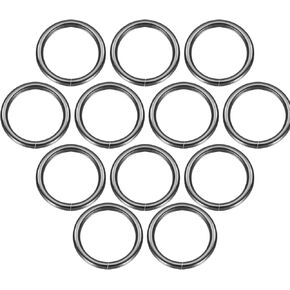 Uxcell O حلقة مشبك سبائك الزنك افتتاح O-خواتم المشبك كليب DIY بها بنفسك الحرف Keyrings أكياس الأشرطة أحزمة DIY بها بنفسك الملحقات