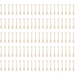 EXCEART 200pcs Connectix Accessories Metal Jewelry Making Supplies Jewelry Tools Earring Bar Links Jewellery Making Materials Crafting Supplies Earrings Connector Eardrop Accessory