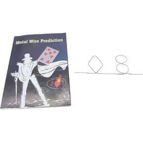 Memory Metal Iron Wire Prediction Magic Professional Magician Gimmick Magic Trick (8 Diamond)