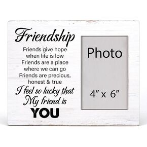 Dad Gifts From Son Wood Picture Frame for Father Daddy, a Son's First Hero Is His Daddy Wooden Photo Frame for Father's Day Birthday Christmas, Tabletop and Wall Mounting, Display Photo 4x6 Inch