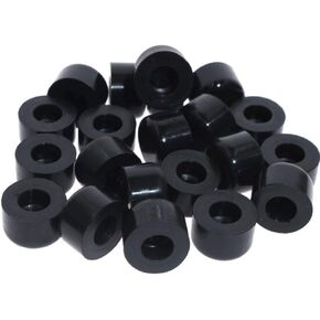Door Stop Bumper Tips,Door Stopper Tips,Door Stop Replacement Rubber Tip for Wall & Floor Protection 20Count – Universal Size (Black)